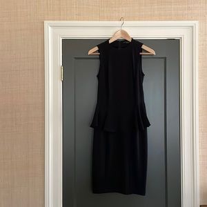 Zara Peplum Black Dress